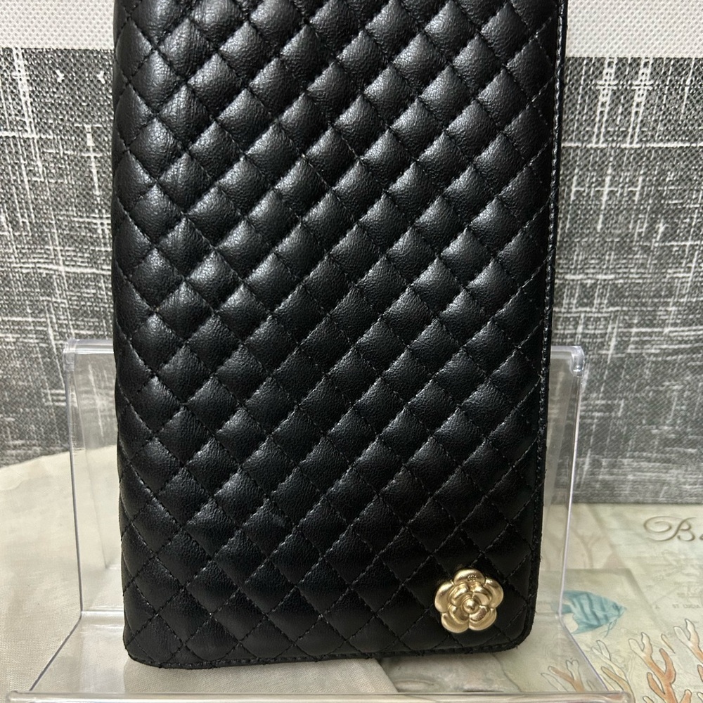 Chanel Quilted Leather Bifold Wallet